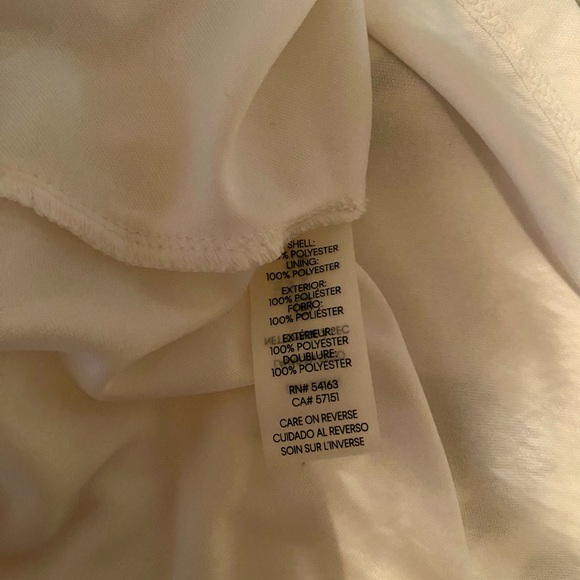 Calvin Klein black/white floral print cold shoulder maxi dress size 4 - Picture 10 of 11